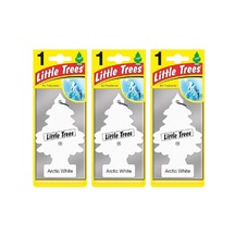 Little Trees 3'lü set Arctic White - Buz Ferahlığı  Oto Kokusu