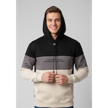 Deepsea Erkek Siyah-gri Dar Kesim Süet Kumaş Sweatshirt Kapüşonlu & Şık Tasarım Sweatshirt 2608510 Siyah-gri Deepsea Erkek Siyah-gri Dar Kesim Süet Kumaş Sweatshirt Kapüşonlu & Şık Tasarım Sweatshirt 2608510 Siyah-gri