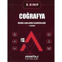 Avantaj 9. Sınıf Coğrafya Konu Anlatım Fasikülleri