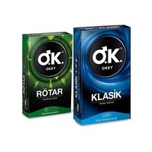 Okey Rötar Prezervatif 10'lu + Klasik Prezervatif 10'lu