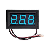 Dc 0-30v Digital Mavi Voltmetre 0.56 İnch 3 Telli Panel Tip