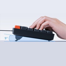 Kablolu Mekanik Klavye, Q Türkçe Düzen, Multimedya Ve Numerik Tuşlu, Ofis Ve Oyun Kullanımı İçin, Aydınlatmalı, Siyah