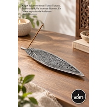 1 Adet Metal Kayık Tütsülük Kayık Tasarım Metal Tütsü Tutucu, Buhurdanlık Ve Incense Burner, Ev Dekorasyonunda Kullanım Altın