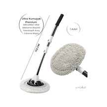 Ultra Yumuşak Premium Mikrofiber Ufak Makarna Başlıklı Teleskopik Araç Yıkama Mopu 1 Adet