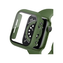 Newface - 415 - Apple Watch Uyumlu Ultra 49mm Camlı Kasa Ekran Koruyucu - - Novapazr - Koyu Yeşil