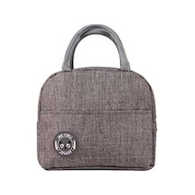 Pazly Termal Öğle Yemeği Çantası - Su Geçirmez, Taşınabilir, Çocuk Baskılı Gri Renk Gri