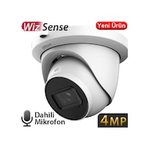 Dahua Ipc-hdw2441tm-s 4mp 2.8mm Starlıte Wız Sense Ip67 Poe Metal Sd Sesli Dome Ip Kam.30mt