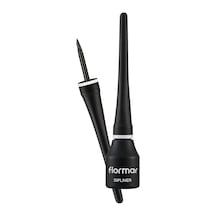 Flormar Yoğun Pigmentli Ince Keçe Fırçalı Yarı Mat Dipliner Siyah - Dipliner-000black-8690604330003 Genel