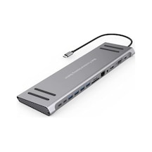 14in1 Type-c To Dock İstasyonu 14&apos Ü 1 Arada Hdmı Vga Pd 3.0 , 4 Usb, 2 Usb C, 10 / 100m Gigabit 14 İn 1 Macbook Uyumlu Adaptör 9199a