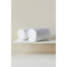 Ocean Home Textile 2'li %100 Pamuk Kumaş Kaz Tüyü Konforunda Saten Biyeli Mikrojel Tek Kişilik Yorgan Seti 155 X 215 Cm Beyaz