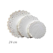 Dantelli Kağıt Doyley Altlık 24 Cm - 50'li