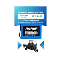 Uğursam Lion Pro Batarya Standart Kapasite Lifepo4 72v 24ah Elektrikli Motosiklet Bataryası