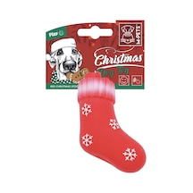 M-pets Christmas Red Stocking Köpek Oyuncağı 13cm