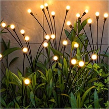 Colcutee Güneş Ateşböceği Işıkları, 4'lü Paket 40 Led Solar Bahçe Işıkları, Güneş Enerjili Sallanan Bahç Genel