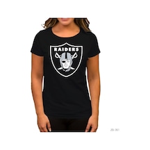 Raider Pirate Siyah Kadın Tişört Siyah