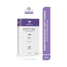 Soft Hassas Koruma 7 Güne Kadar Etkili Krem Deodorant 35 Ml X 2 Adet