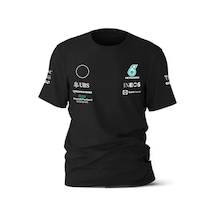 Petronas F1 Team 2022 Siyah Tshirt Siyah