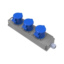 Bemis Cee Tri Box Grup Priz 3/32a. 220v. 3 Ad. N11.1626