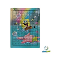 Sünger Bob 99 Parça Ayaklı Puzzle Dekoratif Çocuk Yapbozu 0263