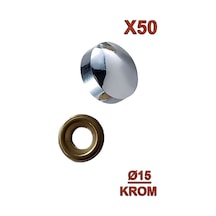 Vida Kapama Ø15 Krom 50 Adet