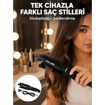 Northcity Yeni Nesil Kompakt Saç Düzleştirici: 5 Kademeli Isı Kontrolü İle Seyahatlerinizde Pürüzsüz Saçlar