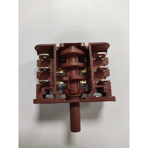 Kumtel Uyumlu Fırın Anahtarı Çevirmeli Polyemit Üçlü Soketli