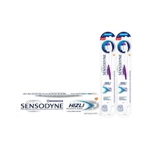 Sensodyne Hızlı Diş Macunu 75 ML + Hızlı Diş Fırçası 2'li