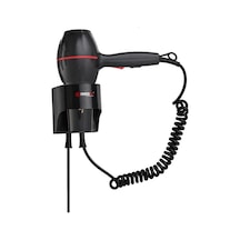Powertec Tr-301 Otel Tipi Otomatik Kapanan Askı Aparatlı Duvara Monte Fön Makinesi Siyah