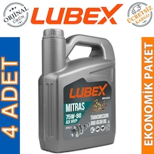 Lubex Mitras Ax Hyp 75W-80 Hypoid Şanzıman Dişli Yağı 4 x 3 L