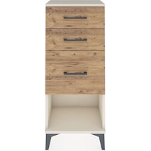 Arges Komodin 3 Çekmeceli 44x30x106 Aytaşı-çam Aytaşı