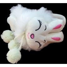 Salar Ticaret Kız Çocuk Peluş Kulaklık Krem