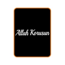 Allah Korusun Oto Sticker Beyaz 40 8 Cm