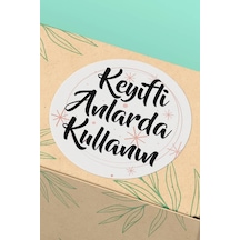 Keyifli Anlarda Kullanın Etiket 3x3cm St2373 Çok Renkli