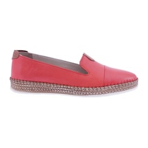 Dgn P01-22y Bayan Strobelli Anatomıc Footwear Deri Ayakkabı P01-1512-R0766 Kırmızı