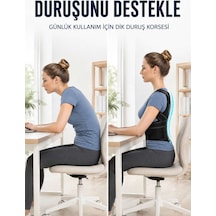 Omuz Sırt Bel Destek Korsesi Fileli Dik Duruş Ve Postür Destekleyici Korse