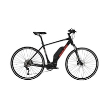 Bisan E-trekkıng Elektrikli Erkek Şehir Bisikleti 48cm Hd 28 Jant 10 Vites Mat Siyah Kırmızı Çok Renkli