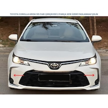 Toyota Corolla Uyumlu Krom Sis Farı Çerçevesi 2 Parça 2019 Ve Üzeri