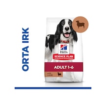 Hill's Science Plan Yetişkin Orta Irk Kuzulu Ve Pirinçli Köpek Maması 12+2 Kg