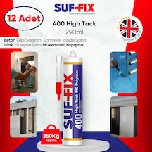 Suf-fix 400 High Tack Ms Polimer Montaj Yapıştırıcısı 290ml 12 Adet Toptan Paket Suf-fix 400 High Tack Ms Polimer Montaj Yapıştırıcısı 290ml 12 Adet Toptan Paket