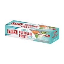 3 Adet Stepy Kilitli Buzdolabı Poşeti Büyük Boy