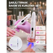 Mey İthalat 6 Değiştirilebilir Başlık İle Çok Amaçlı Tırnak Bakım Seti