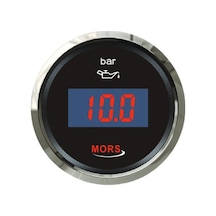 Mors Dijital Yağ Göstergesi 5 Bar 12-24v Siyah