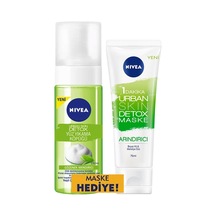 Nivea Urban Skin Detox Yüz Yıkama Köpüğü 150 ML+ Arındırıcı Detox Maske