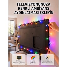 8 Modlu Led Işık Zinciri İç Mekan Dekoratif Aydınlatma Yeni Nesil Siyah