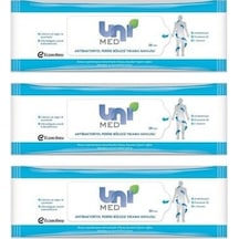 Medikaltec Unimed Perine Bölgesi Yıkama Havlusu 50 Li 3 Paket