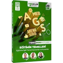 Yediiklim 2026 Meb Ags Ahenk Serisi Eğitimin Temelleri Eğitimle İlgili Temel Kavramlar Ve Kuramlar Video Ders Notları