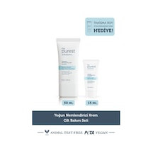 The Purest Solutions Yoğun Nemlendirici Krem Cilt Bakım Seti: 50 ml + 15 ml Tanışma Boy