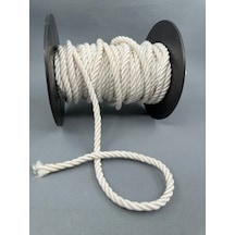 7 Mm Burgulu Kordon-5 Metre-optik Beyaz
