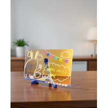 Şeffaf Led Işıklı Yazı Tahtası 30x20 Cm Uczzzışıklıyazıtahtası