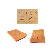 Cerrahi Yara Silikon Pedi Yara Dikiş 15x18 Cm Eğitim Matı Travmatik Dikiş Pedi